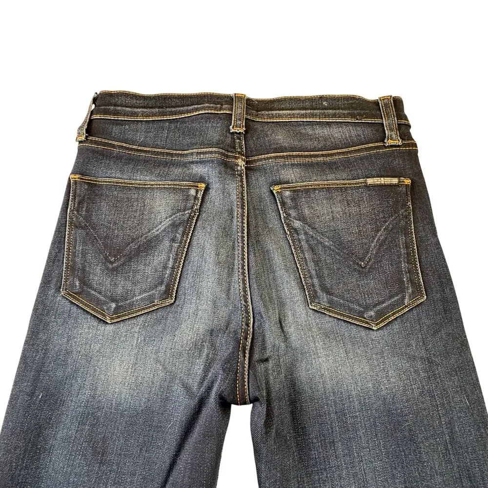 Hudson Skinny Jeans 26 Dark Wash Barbara High Waist Super Skinny Ankle
